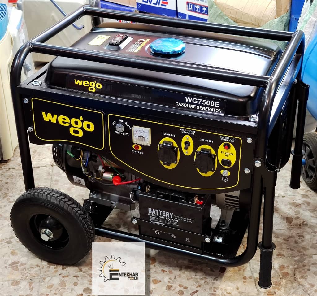 موتور برق بنزینی مدل WG7500E ویگو موتور برق بنزینی مدل WG7500E ویگو