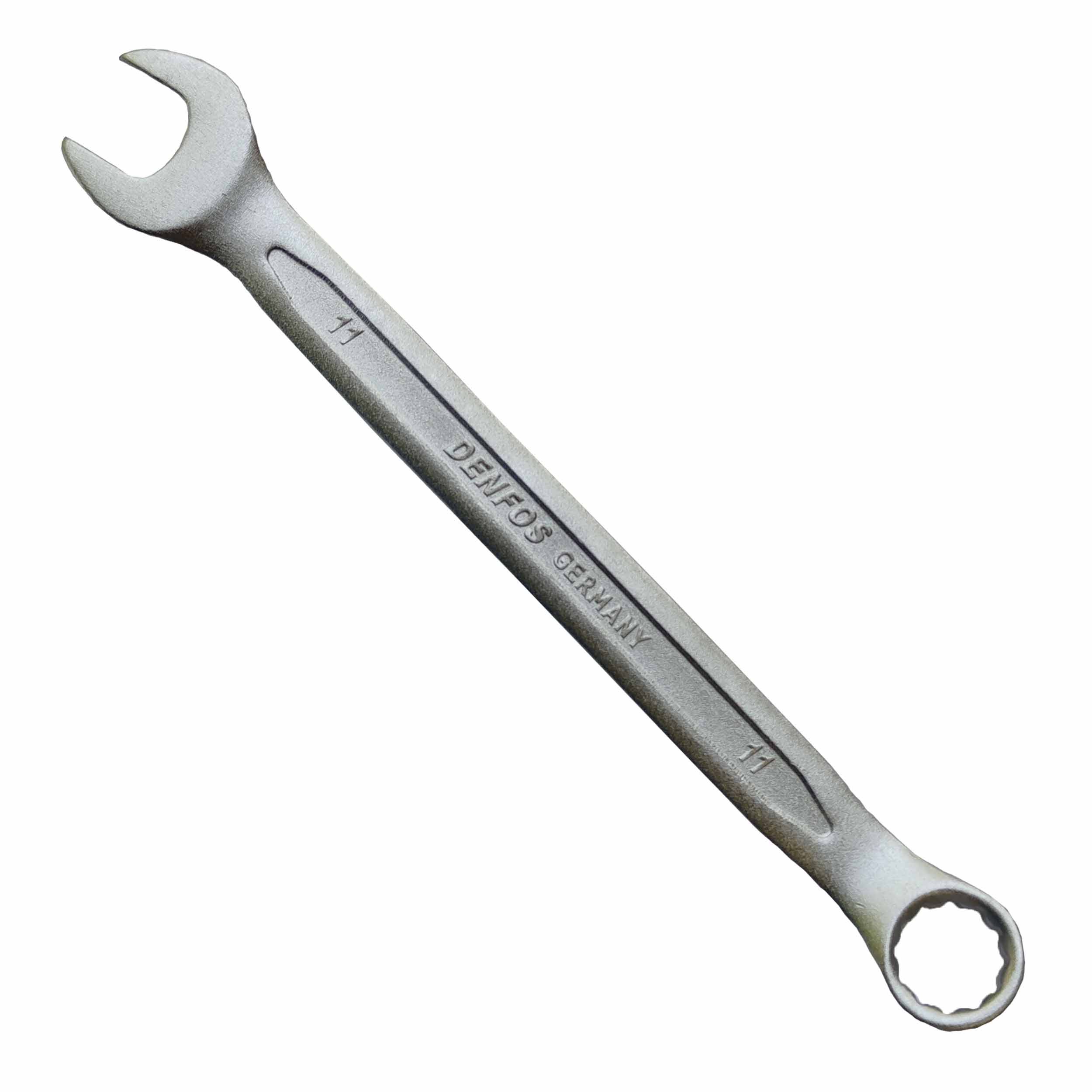 11-1 آچار یک سر تخت یک سررینگی دنفوس مدل DN11 سایز 11 میلی متر