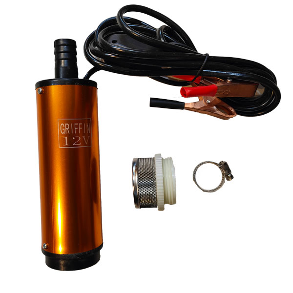 پمپ-گازوئيل-كش-GRIFFIN-سرباکی-12-ولت پمپ گازوئیل کش داخل باکی ۱۲ ولت Work