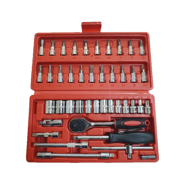 Untitled-1.jpgfb جعبه بکس 46 پارچه درایو 1/4 اینچ JNTRD حرفه ای مدل J-10045