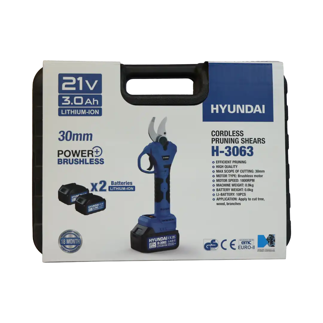 hyundai-Rechargeable-gardening-shears-H-3063-1 قیچی باغبانی شارژی مدل H-3063 هیوندای